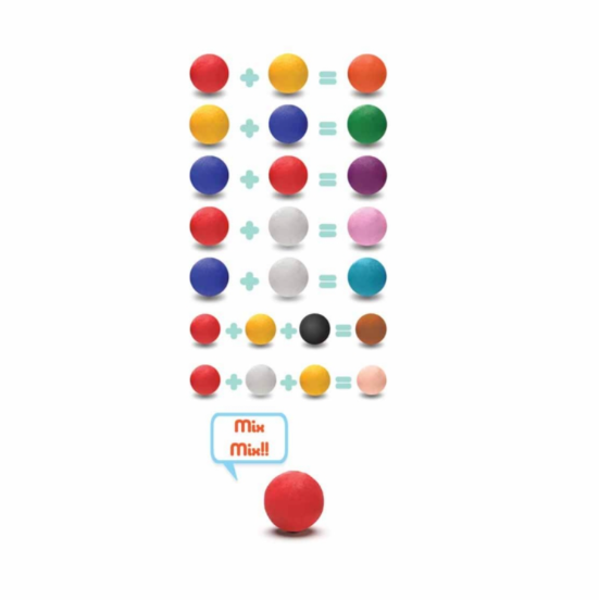 Set pastă de modelare JR.TOOTHY 12 buc, S00003617