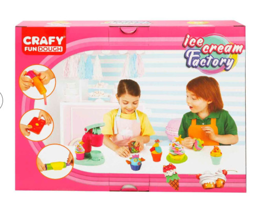 Set de pastă de modelat Sunman Ice Cream Factory 31 de piese, S00030950