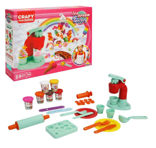 Set de pastă de modelat Sunman Ice Cream Factory 31 de piese, S00030950