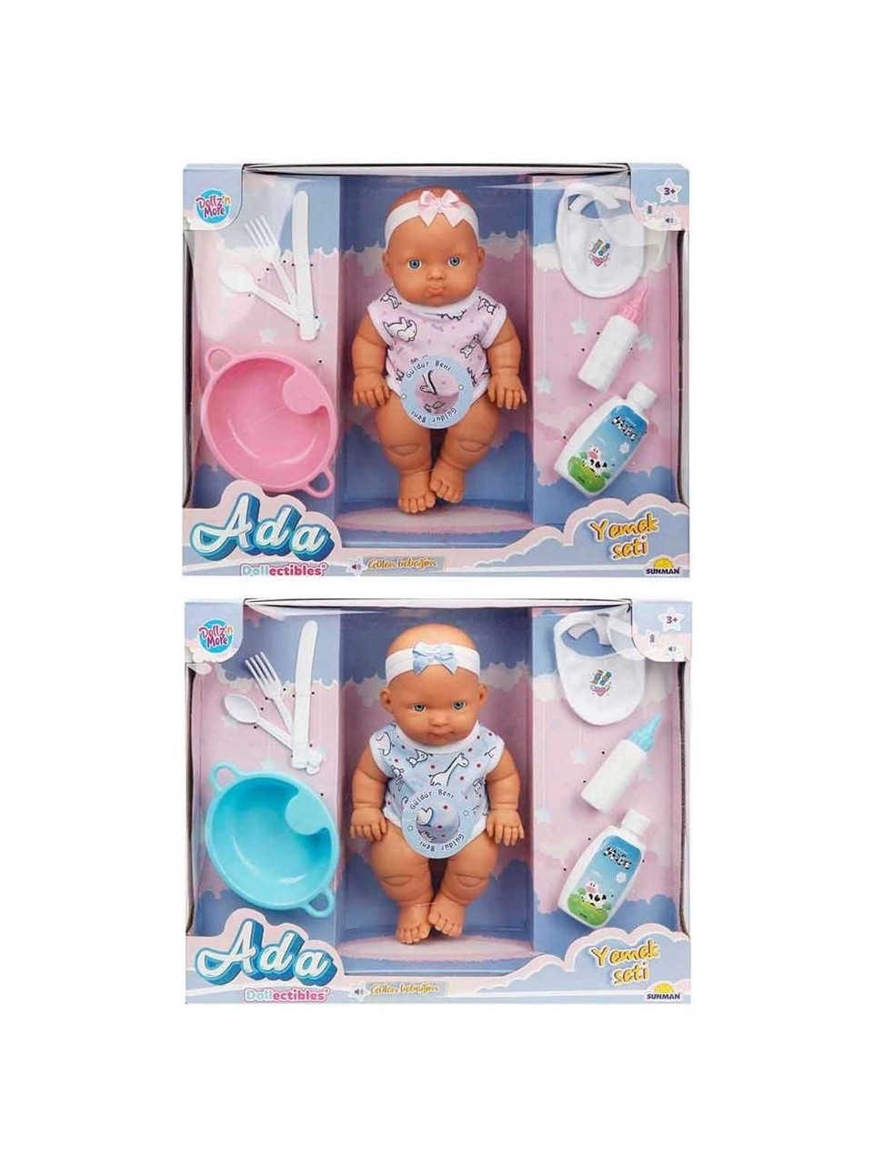 Păpușa ADA MEAL FUN LAUGHING 2 AST.23CM, S01020120