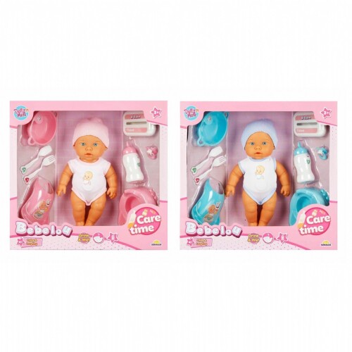 Păpușa BEBELOU CARE TIME CRY & LAUGH 2 AST.32CM., S00003823