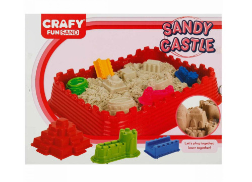 Nisip kinetic Sunman SANDY CASTLE 10 buc, S00002787