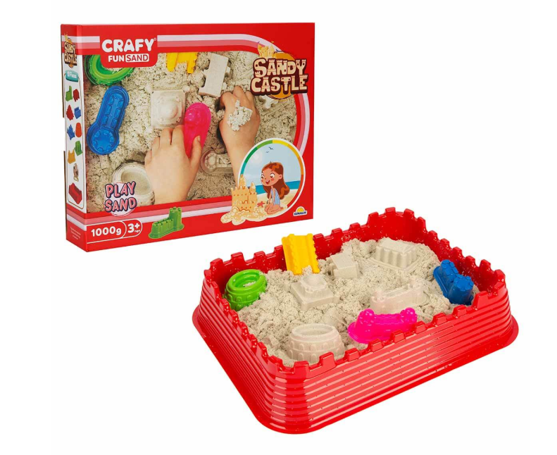 Nisip kinetic Sunman SANDY CASTLE 10 buc, S00002787