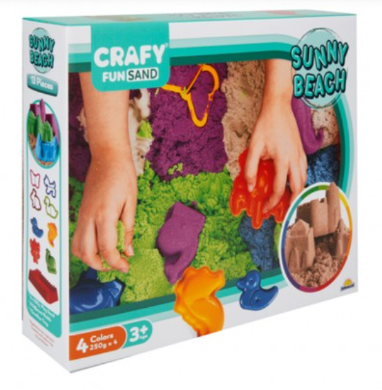 Sunman SUNNY BEACH Kinetic Sand, 13 bucăți, S00002788