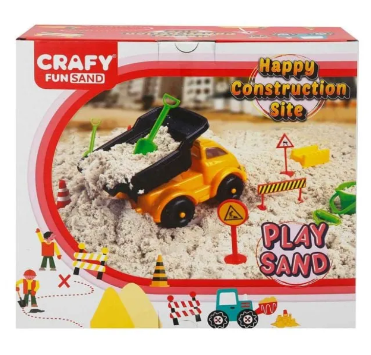 Sunman Kinetic Sand Șantier de construcții fericit 15 buc, S00002789