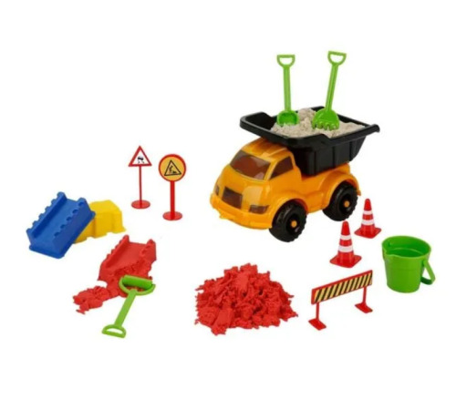 Sunman Kinetic Sand Șantier de construcții fericit 15 buc, S00002789