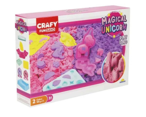 Sunman Nisip Kinetic Unicorn Magic, 7 bucăți, S00003471