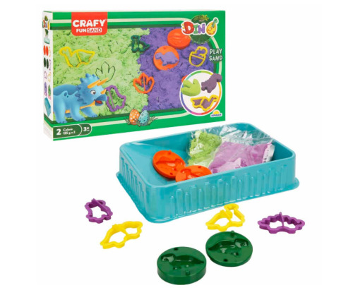 Nisip kinetic Sunman DINO 11 buc, S02003618