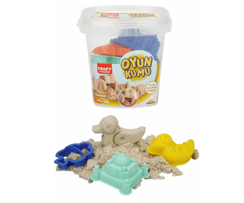 Nisip kinetic Sunman cu matrițe, 350g, bej, S01000449