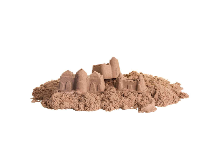 Nisip kinetic Sunman cu matrițe, bej, 450g, S00005699