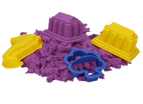 Nisip cinetic Sunman violet cu matrițe, 450g, S01005697