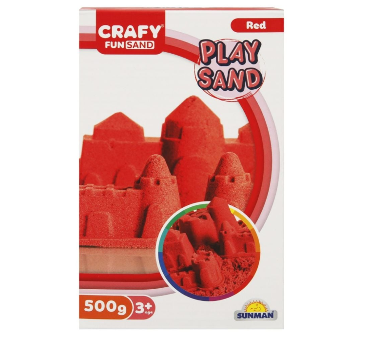 Nisip kinetic Sunman 500 gr., ROȘU, S00002234