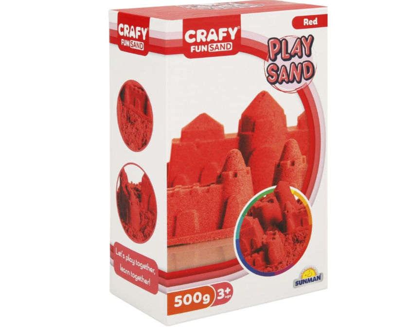 Nisip kinetic Sunman 500 gr., ROȘU, S00002234