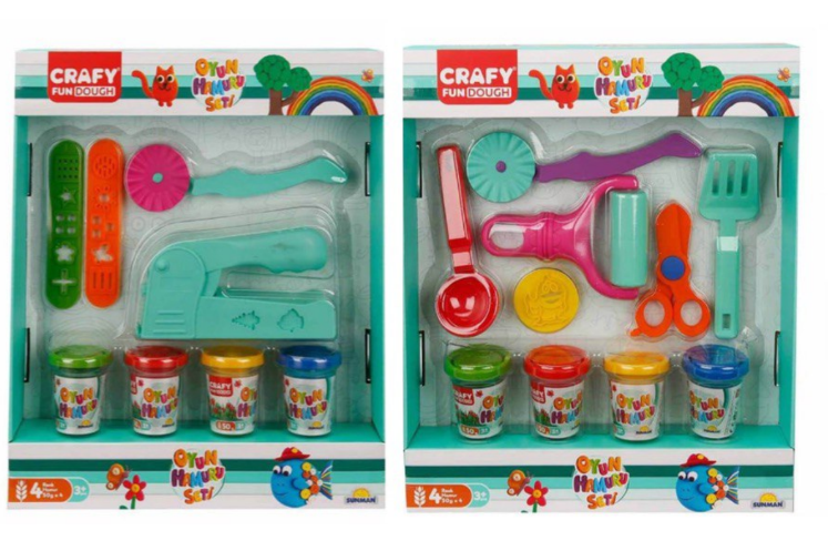 Set de pastă de modelat, pachet de 2 (2 culori), S00030992