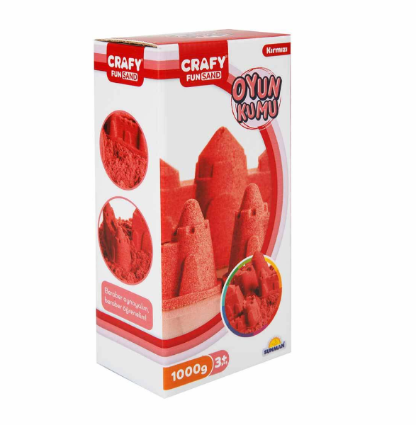 Nisip kinetic Sunman 1000 gr., ROȘU, S00002241