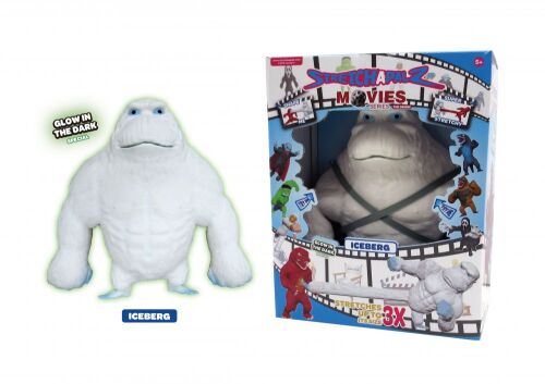 Jucărie de împingere întinsă „Stretch-pullers”, 20 cm, Seria Filme (Aisberg, lumină în întuneric) 805600