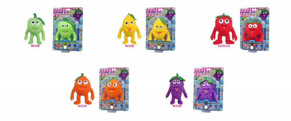 Jucărie extensibilă „Stretchapals” 14 cm, seria FRUIT, asortate 975439