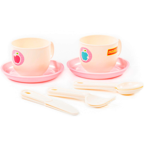 Set de tacâmuri pentru copii "Minutka" pentru 2 persoane (E6) (10 piese) (într-o pungă de plasă) 80301