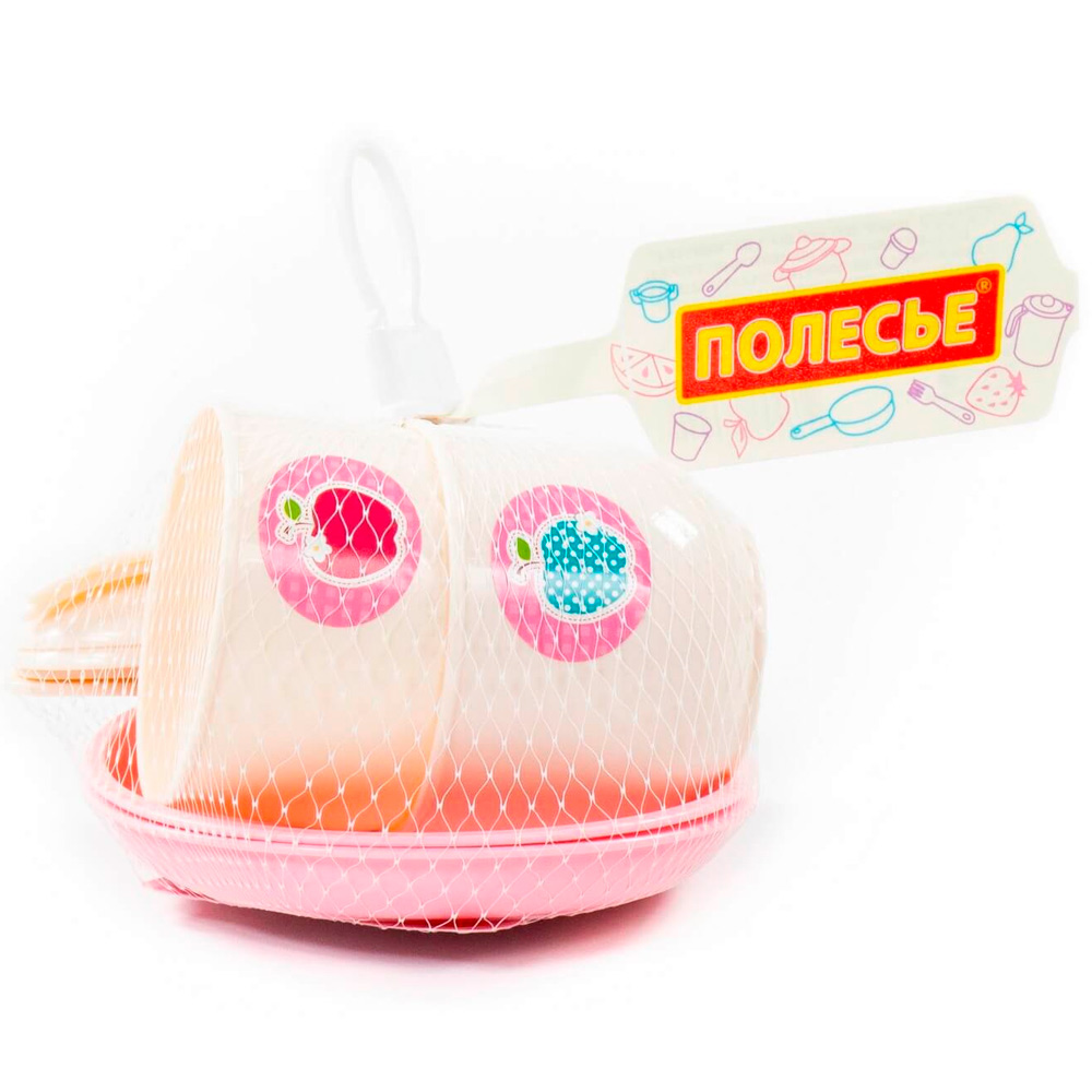 Set de tacâmuri pentru copii "Minutka" pentru 2 persoane (E6) (10 piese) (într-o pungă de plasă) 80301