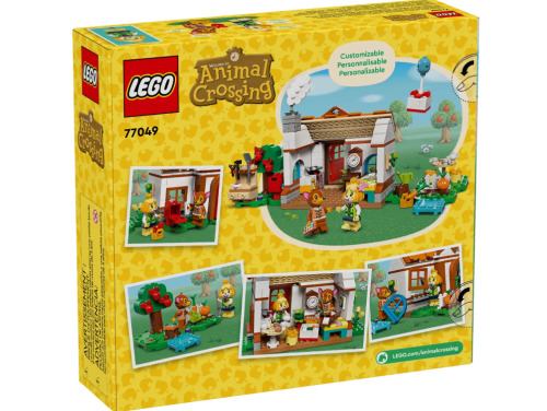 LEGO ANIMAL CROSSING ISABELLE VINE IN VIZITA, 77049