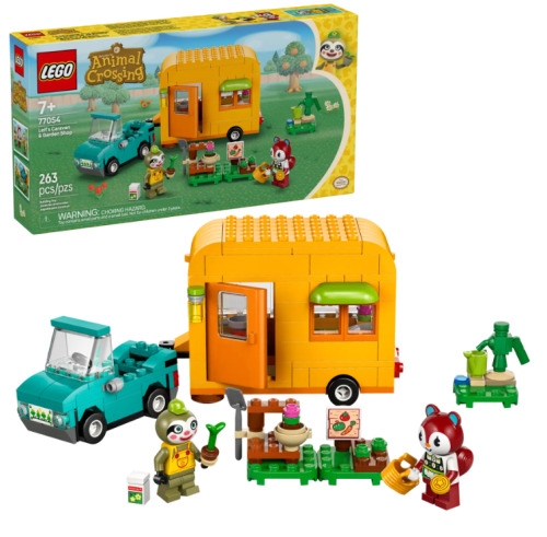 LEGO ANIMAL CROSSING LEIF'S CARAVAN AND GARDENING SHOP, 77054