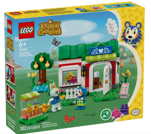 LEGO ANIMAL CROSSING THE ABLE SISTERS CLOTHING STORE,77055