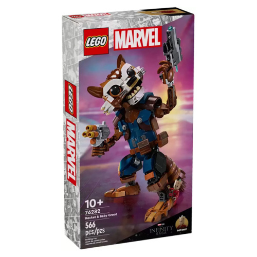 Constructor LEGO Marvel Rocket și Baby Groot 76282