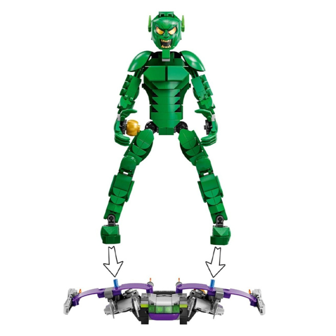 Constructor LEGO Marvel Figurină Green Goblin 76284