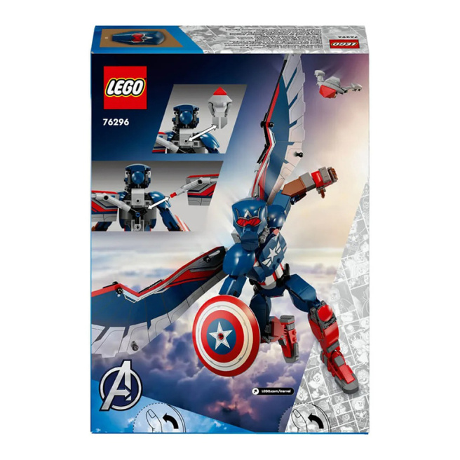 Constructor LEGO Marvel Noua figură Căpitanul America 76296