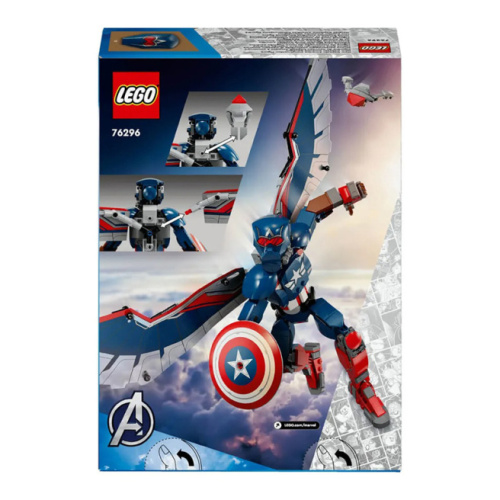 Constructor LEGO Marvel Noua figură Căpitanul America 76296