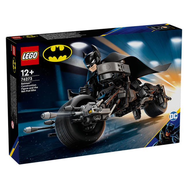 Constructor LEGO Batman Movie Batman și bicicleta Bat-Pod 76273