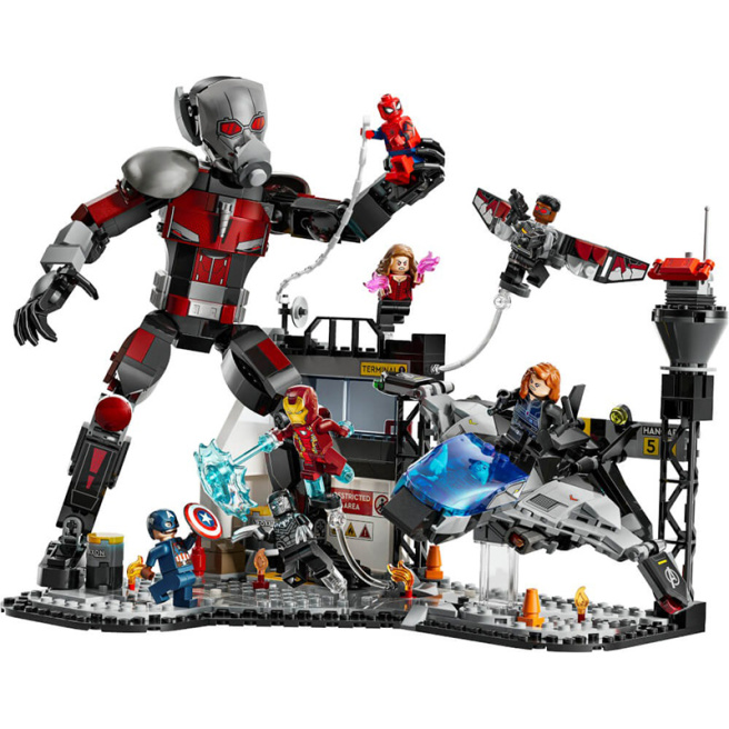 Constructor LEGO Marvel Captain America: Civil War Battle 76314