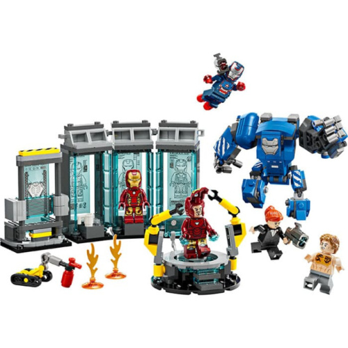 Constructor LEGO Marvel Laboratorul Iron Man: Sala armurii 76315