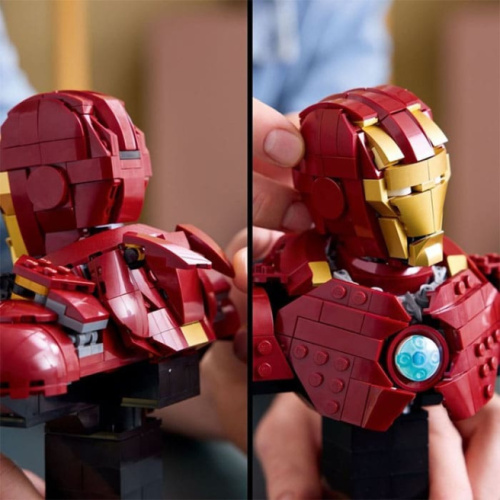 Constructor LEGO Marvel Iron Man MK4 Bust 76327