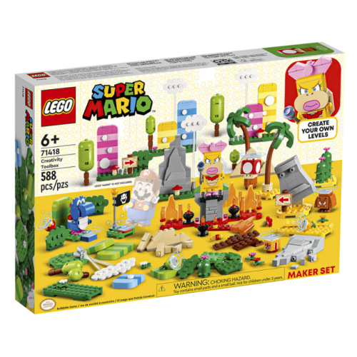 Constructor LEGO Super Mario Cutie de instrumente creative 71418
