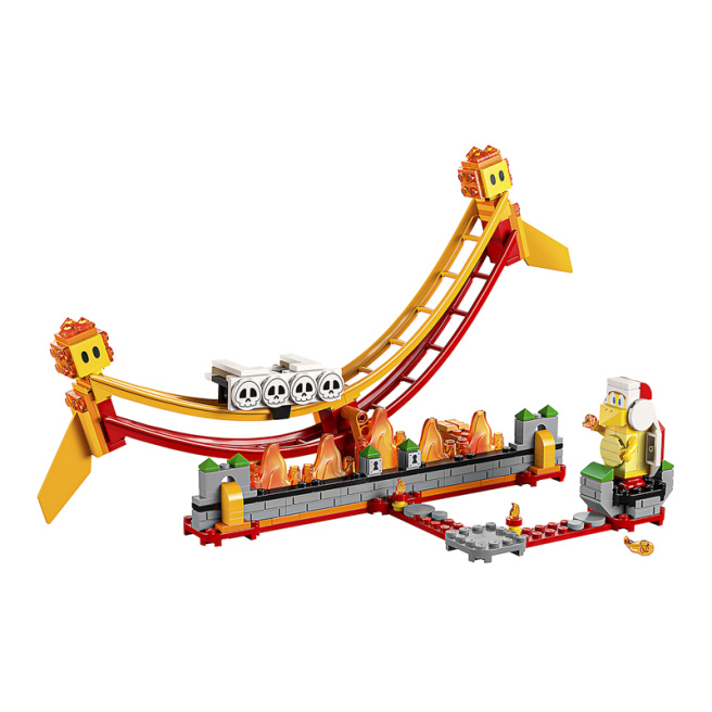 Constructor LEGO Super Mario Setul adăugător Lava Wave Ride 71416