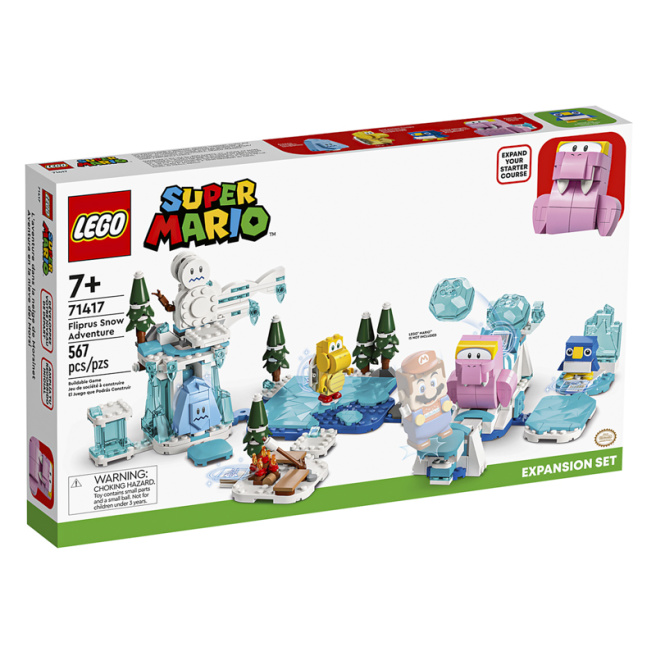 Constructor LEGO Super Mario Setul adăugător Fliprus Snow Adventure  71417