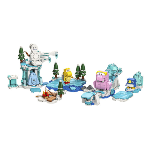 Constructor LEGO Super Mario Setul adăugător Fliprus Snow Adventure  71417