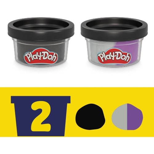 Figurină flexibilă Marvel Play-Doh cu accesorii – Pantera Neagră, 10 cm, G0055