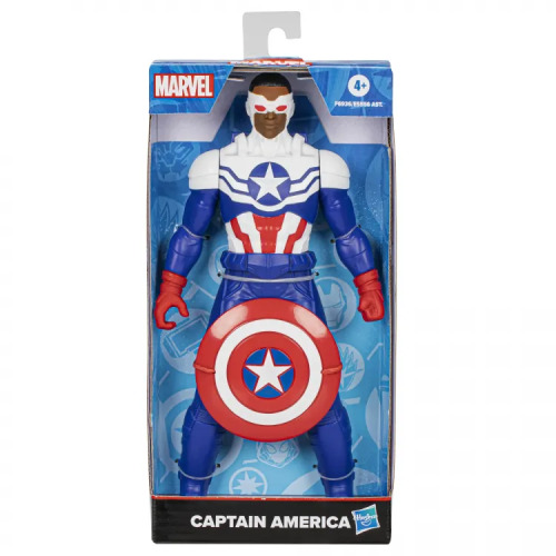 Figurină de acțiune Căpitanul America Avengers, albastru deschis, 24 cm, F9636