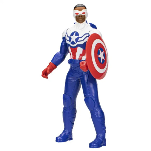 Figurină de acțiune Căpitanul America Avengers, albastru deschis, 24 cm, F9636