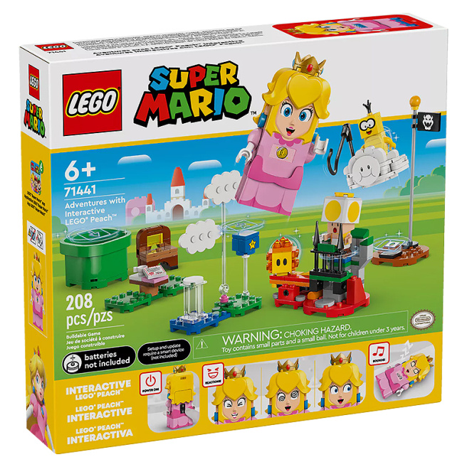 Constructor LEGO Super Mario Aventură cu LEGO Peach interactiv  71441