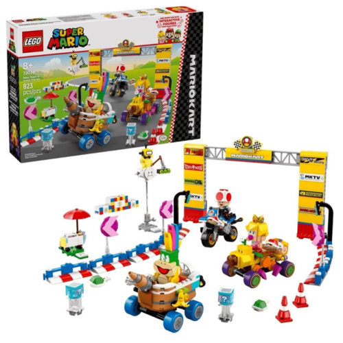 Constructor LEGO Super Mario Set Mario Kart Baby Peach & Grand Prix 72036