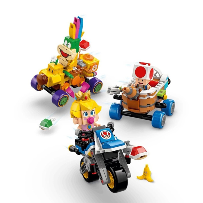 Constructor LEGO Super Mario Set Mario Kart Baby Peach & Grand Prix 72036