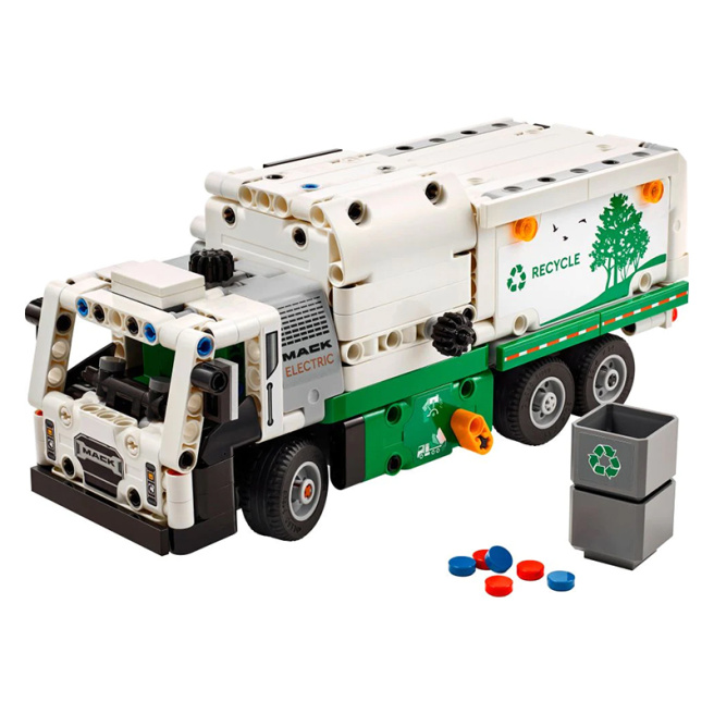 LEGO Technic Mack LR Camion de gunoi electric 42167
