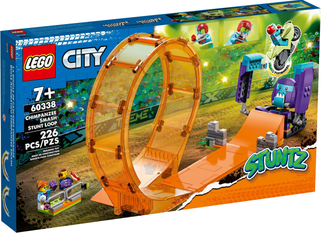 LEGO CITY STUNTZ CASCADORIE ZDROBITOARE IN BUCLA, 60338
