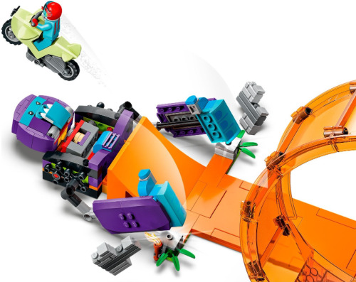 LEGO CITY STUNTZ CASCADORIE ZDROBITOARE IN BUCLA, 60338