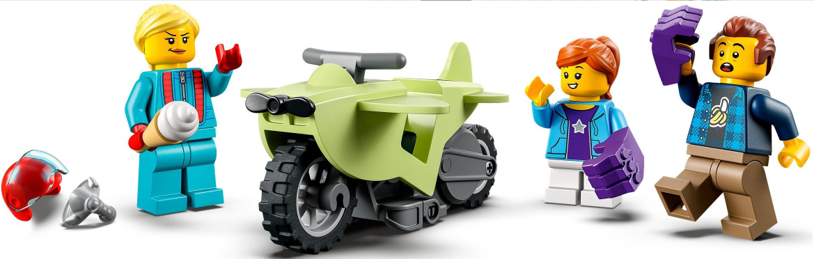 LEGO CITY STUNTZ CASCADORIE ZDROBITOARE IN BUCLA, 60338