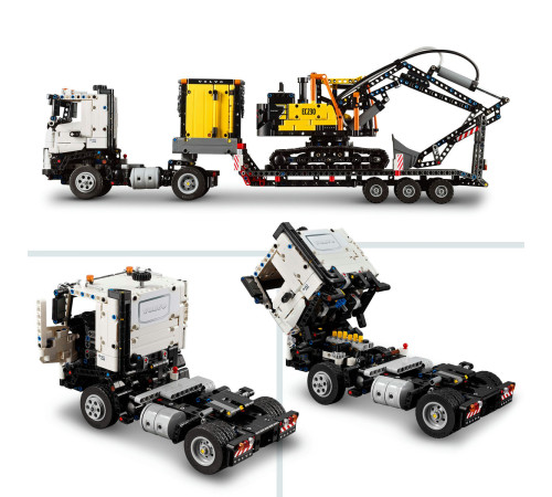 LEGO Camion Volvo FMX și Excavator Electric EC230 42175