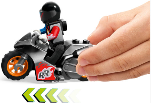 LEGO CITY PROVOCAREA SUPREMA DE CASCADORII PE MOTOCICLETA, 60361